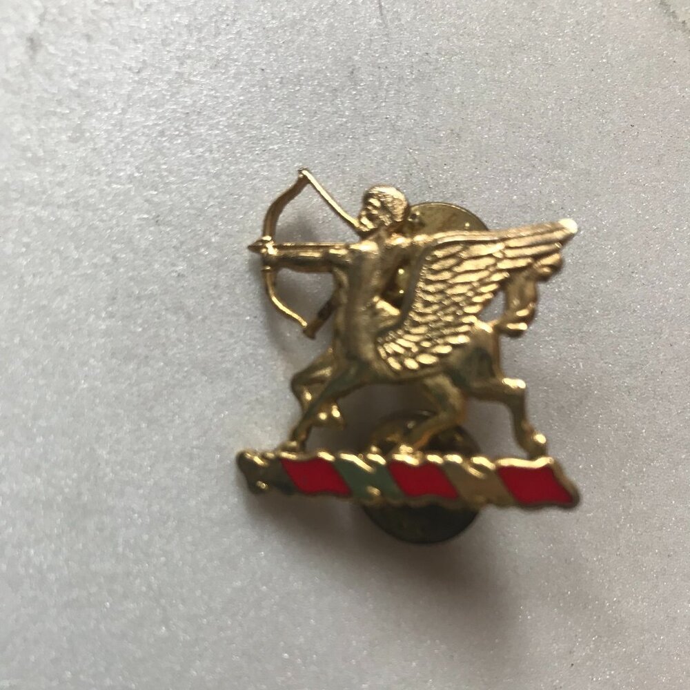VINTAGE  SAGITTRIUS PIN SIGNED NS MEYER INC